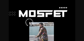 Mosfet Font Poster 1