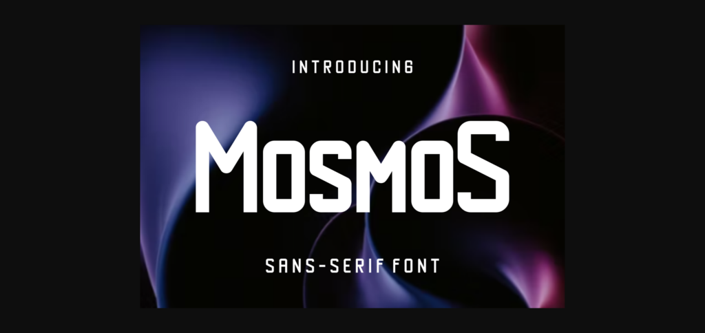 Mosmos Font Poster 3