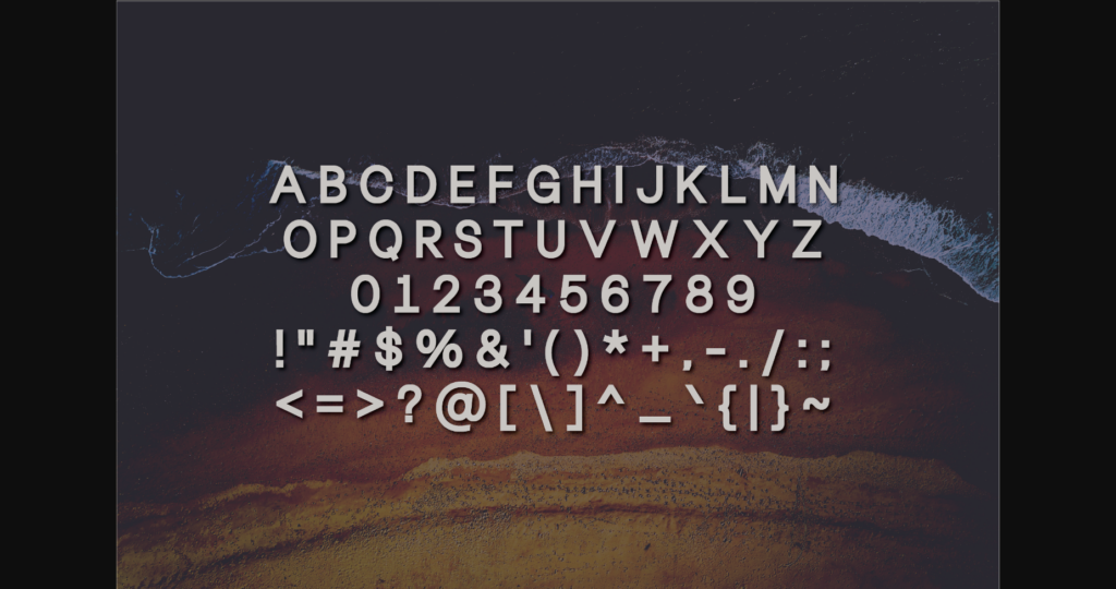 Mosphert Font Poster 5