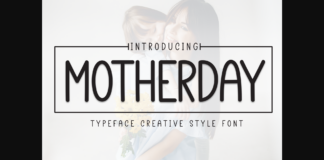 Motherday Font Poster 1