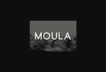 Moula Font Poster 1