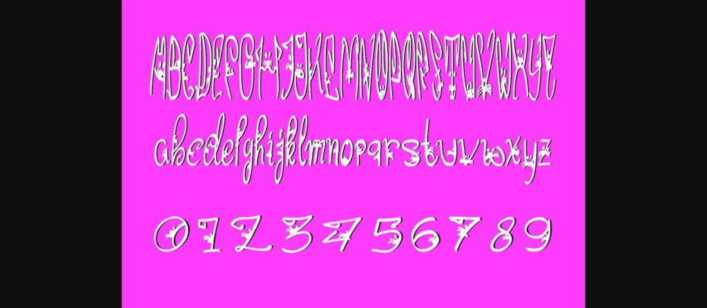 Mouse Font Poster 11