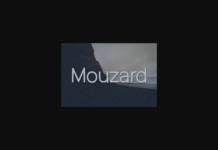 Mouzard Font Poster 1