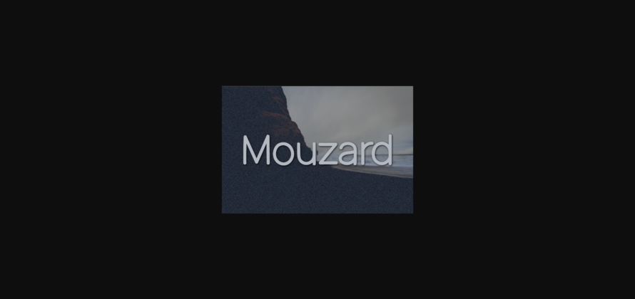 Mouzard Font Poster 1