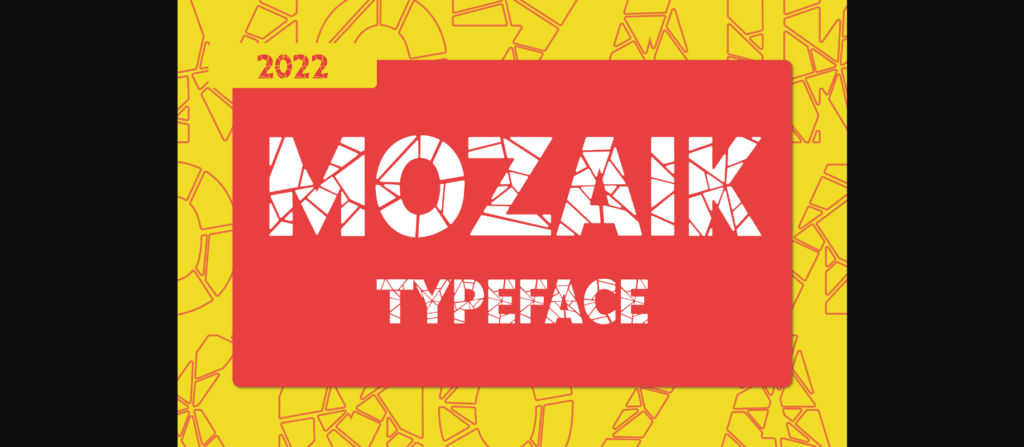 Mozaik Font Poster 3