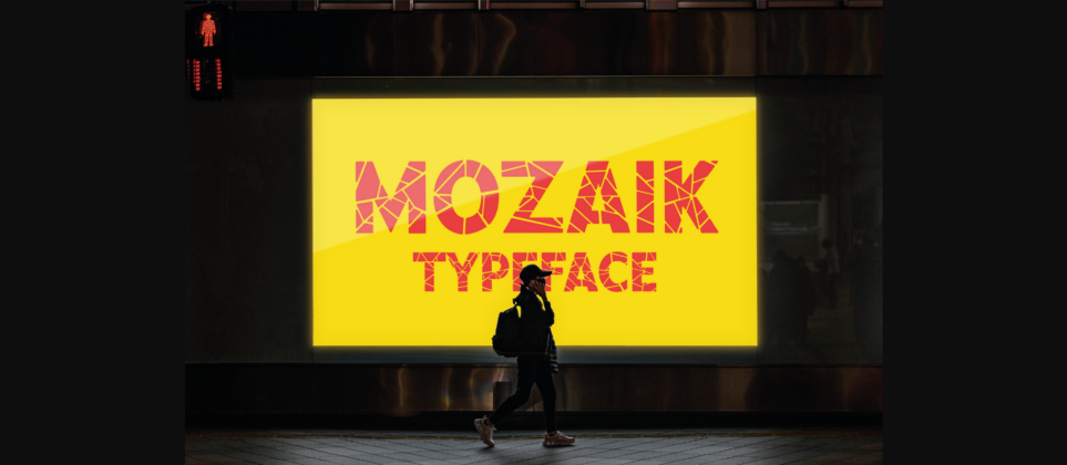 Mozaik Font Poster 10