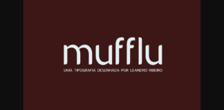 Mufflu Font Poster 1