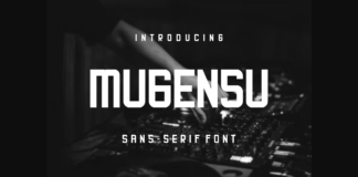 Mugensu Font Poster 1