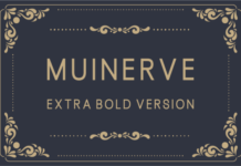 Muinerve Extra Bold Font