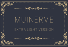 Muinerve Extra Light Font