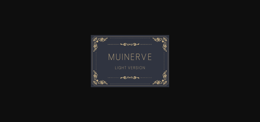 Muinerve Light Font Poster 3