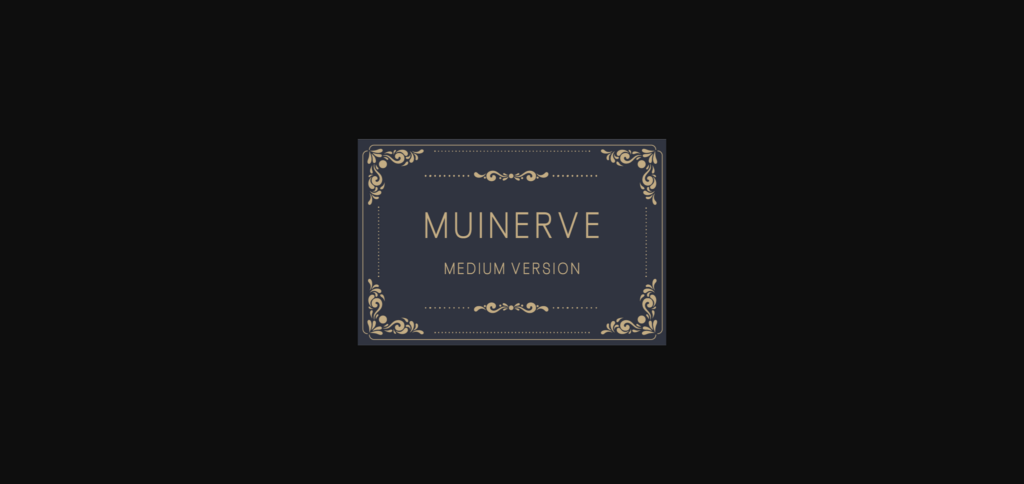 Muinerve Medium Font Poster 3