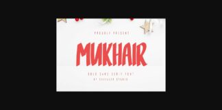 Mukhair Font Poster 1