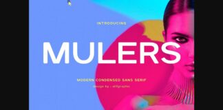 Mulers Font Poster 1