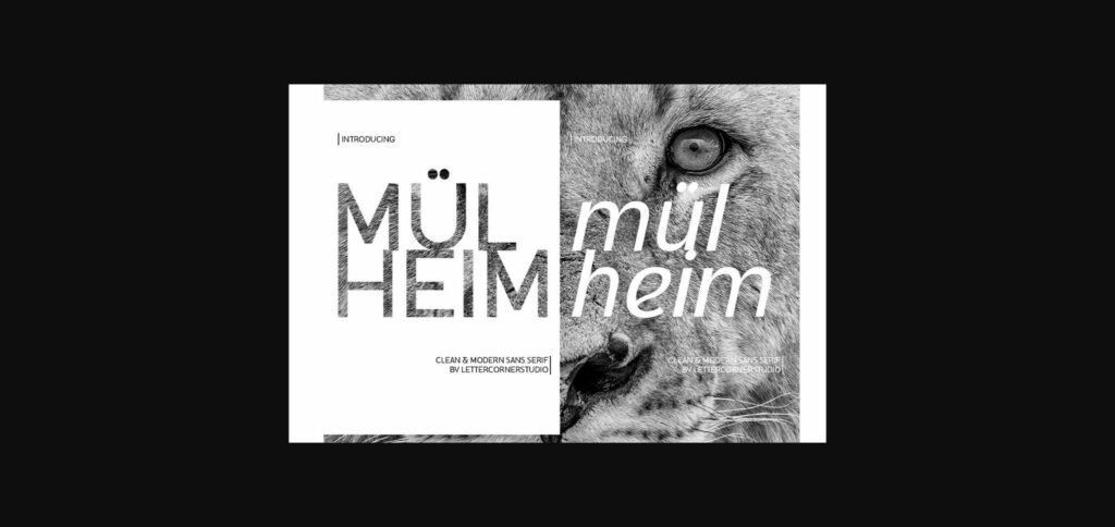 Mulheim Font Poster 3