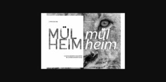 Mulheim Font Poster 1