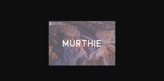 Murthie Font Poster 1