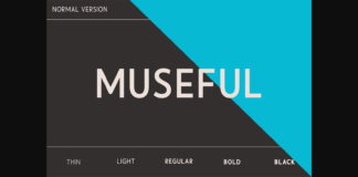 Museful Font Poster 1