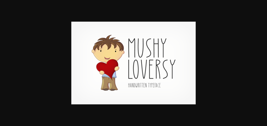 Mushy Loversy Font Poster 3