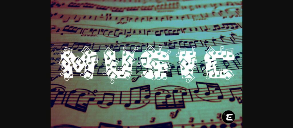 Music Font Poster 8