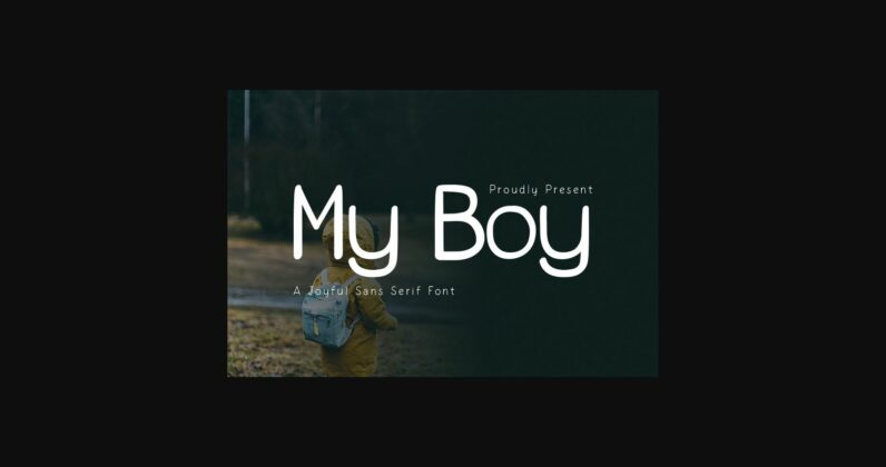 My Boy Font Poster 3