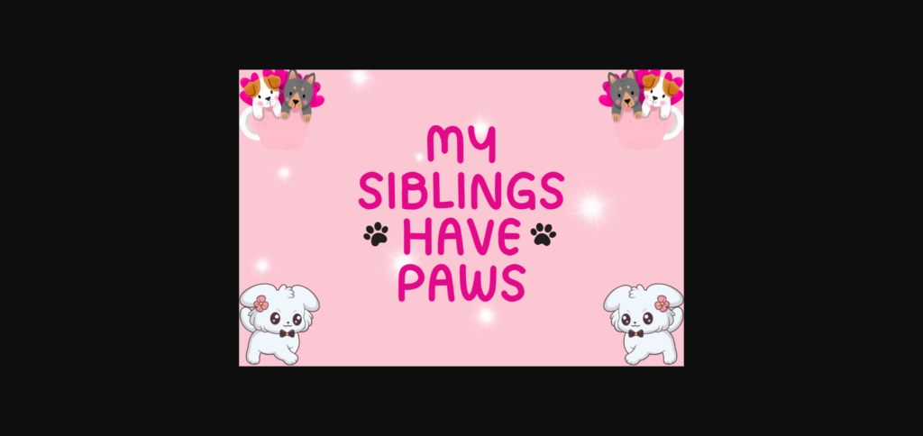 My Paws Font Poster 8