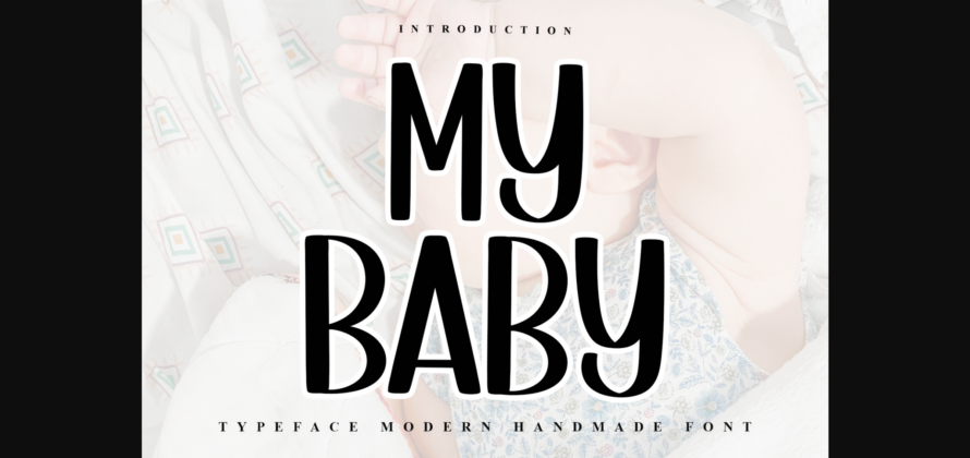 My Baby Font Poster 3