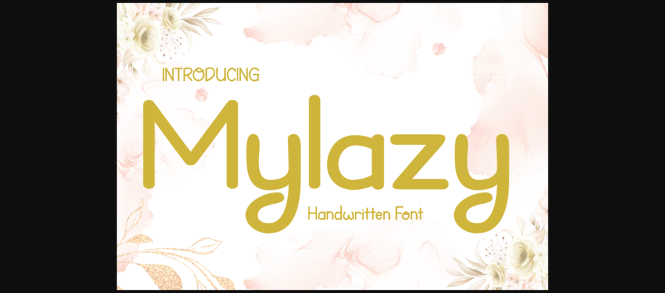 Mylazy Font Poster 3