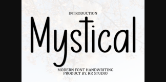 Mystical Font Poster 1