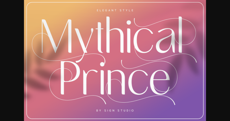 Mythical Prince Font Poster 3