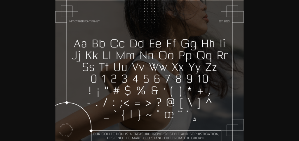 Nft Cypher Font Poster 2