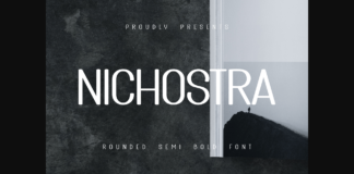 Nichostra Font Poster 1