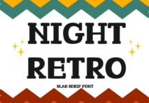 Night Retro Fonts