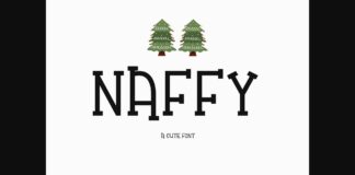 Naffy Font Poster 1