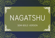 Nagatshu Semi-Bold Font