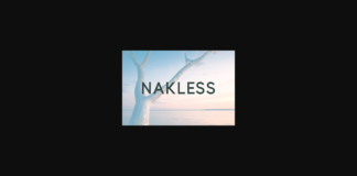 Nakless Font Poster 1