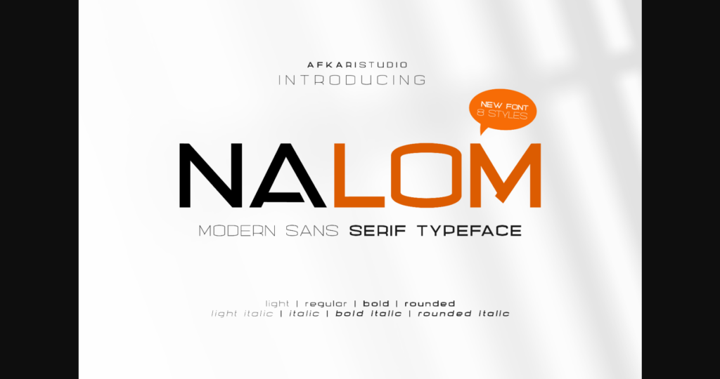 Nalom Font Poster 3