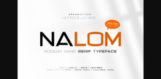 Nalom Font Poster 1