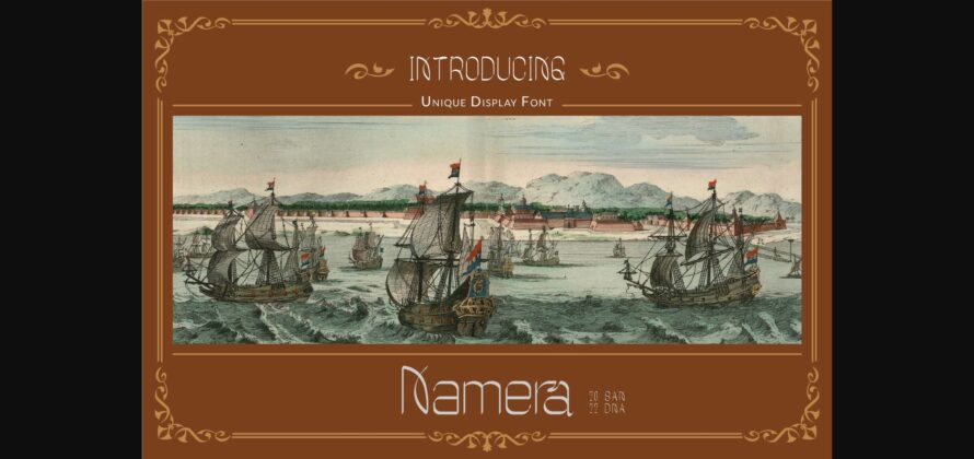 Namera Font Poster 3