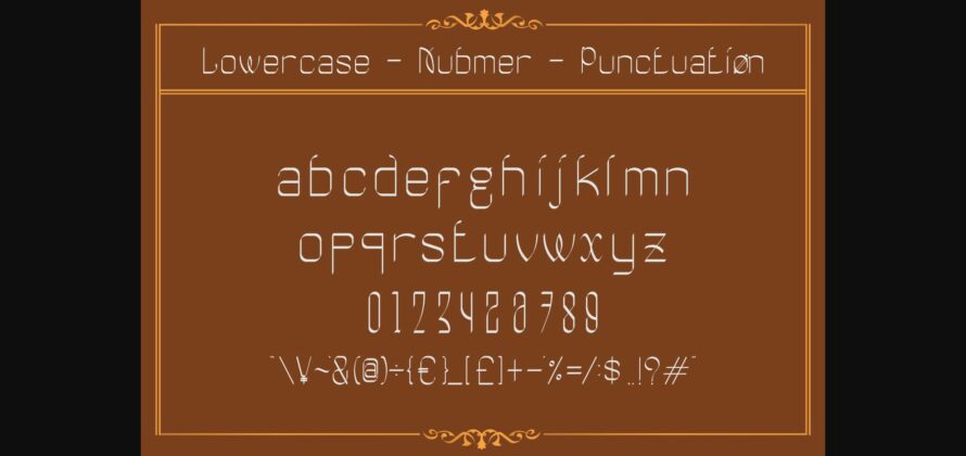 Namera Font Poster 4