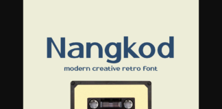 Nangkod Font Poster 1