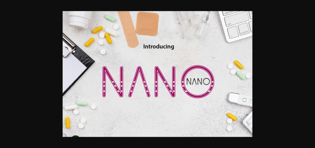 Nano-Nano Font Poster 3