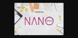 Nano-Nano Font Poster 1