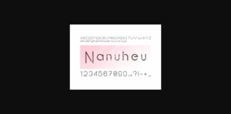 Nanuheu Font Poster 1