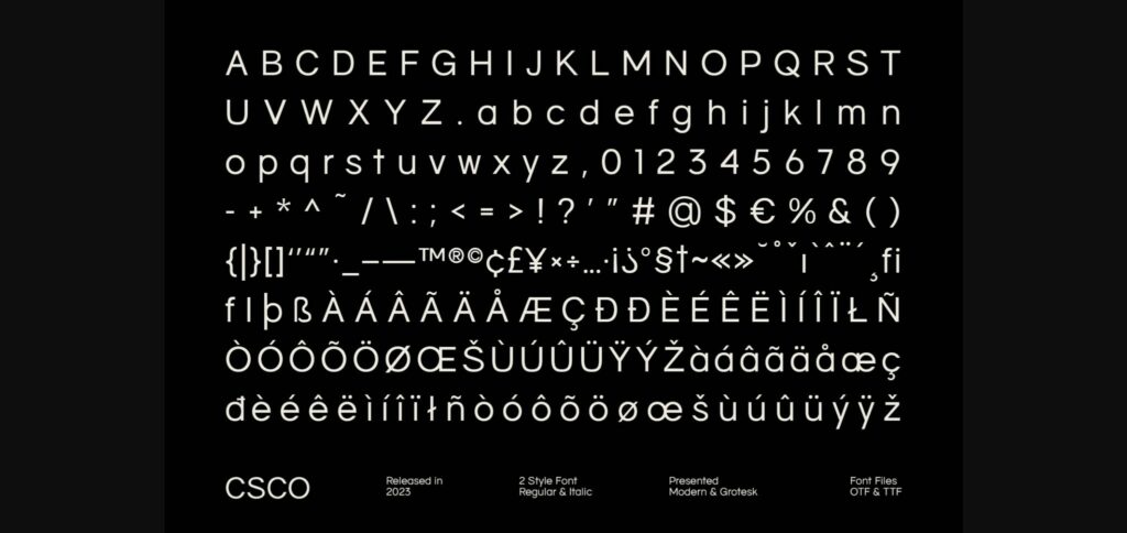 Napzer Font Poster 10