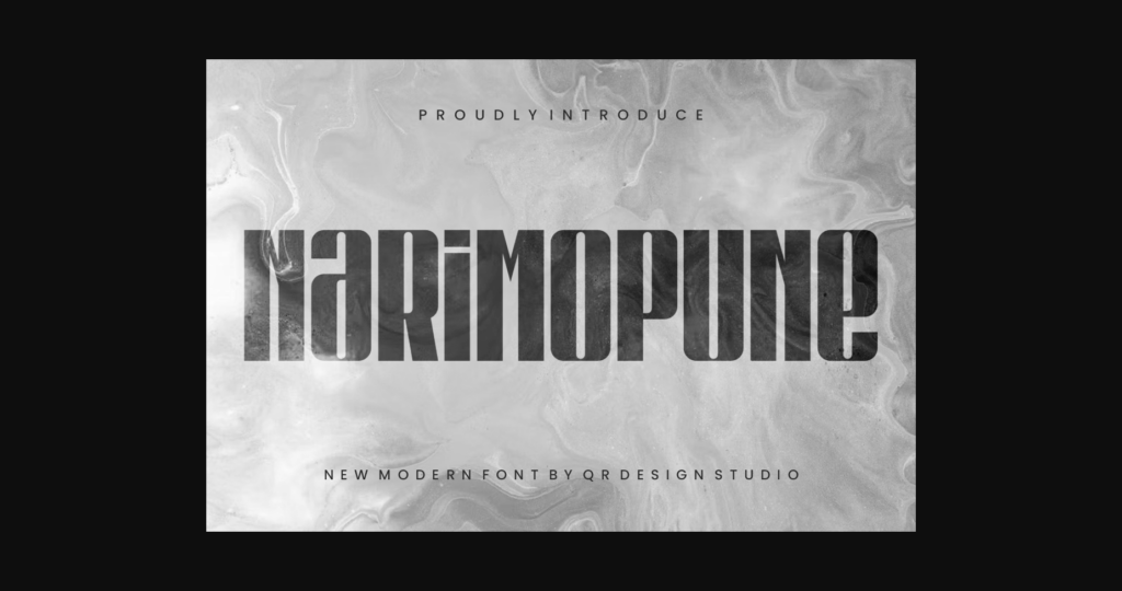 Narimopune Font Poster 3