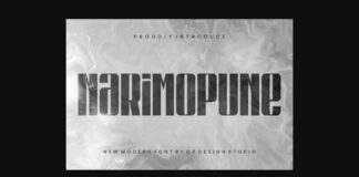 Narimopune Font Poster 1