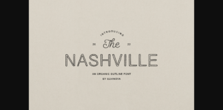 Nashville Font Poster 1