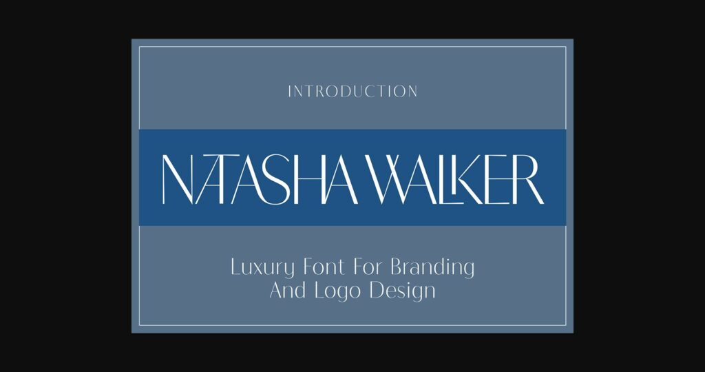 Natasha Walker Font Poster 1