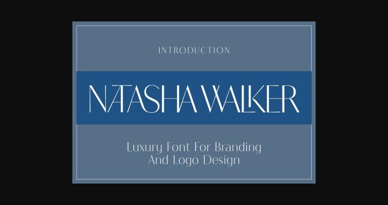 Natasha Walker Font Poster 3